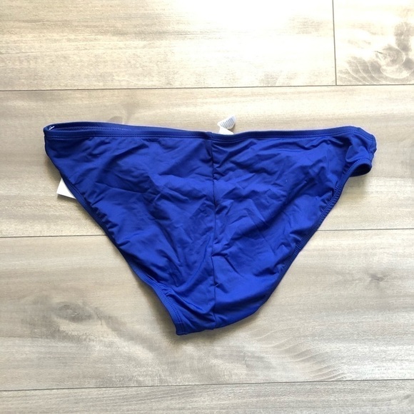La Blanca Blue Hipster Swim Bikini Bottom 14 - Picture 3 of 11